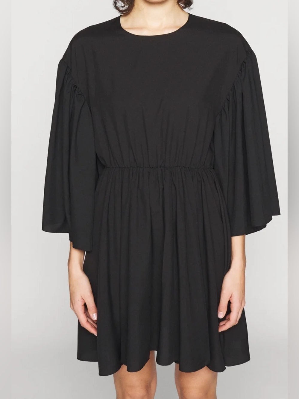 NWT THML Black Beauty Bell Sleeve Dress